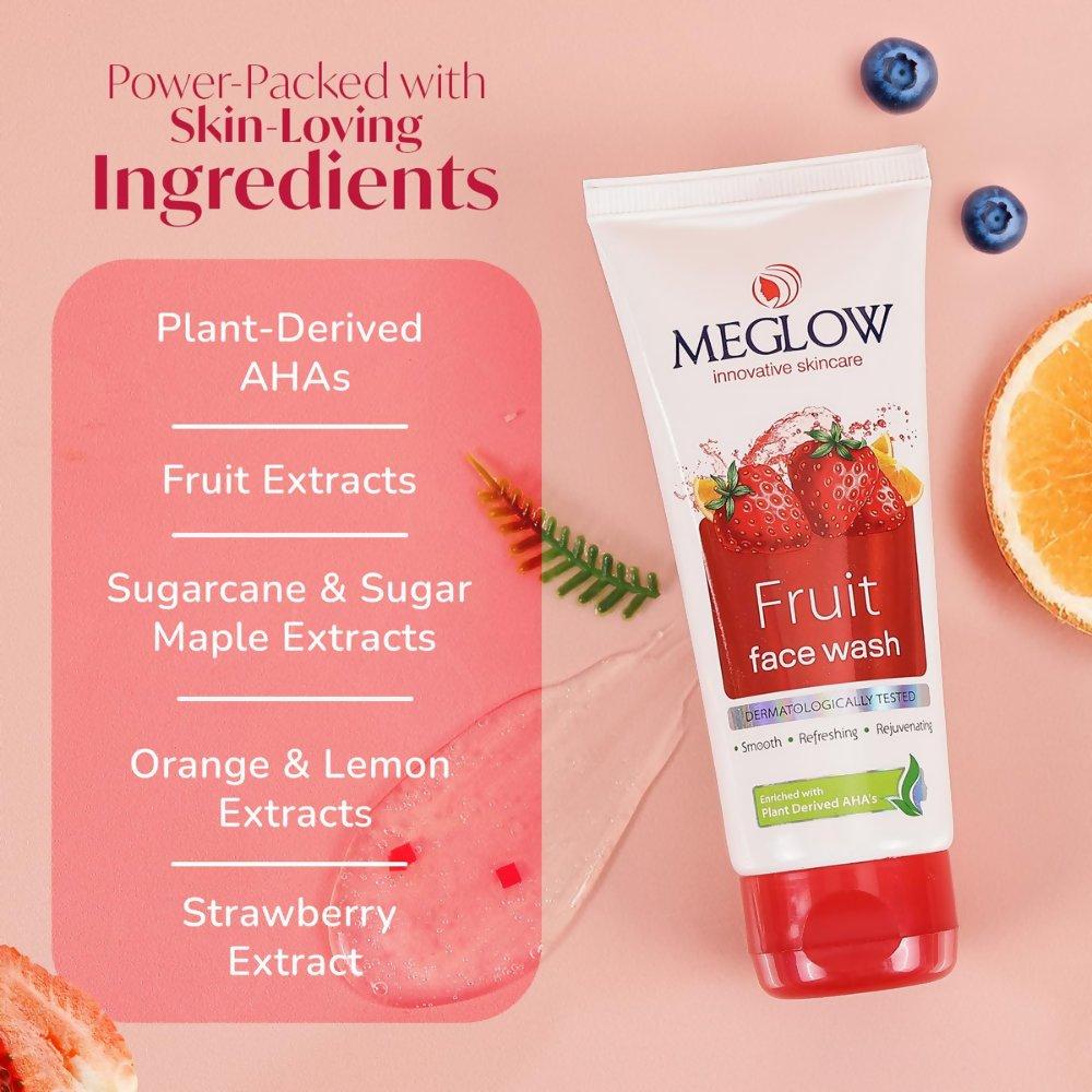 Meglow Fruit Face Wash - Dista