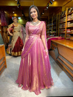 Thumbnail for Teeya Creation Pink Color Fendy Satin Heavy Embroidery Work Wedding Wear Stitched Lehenga Choli - Distacart