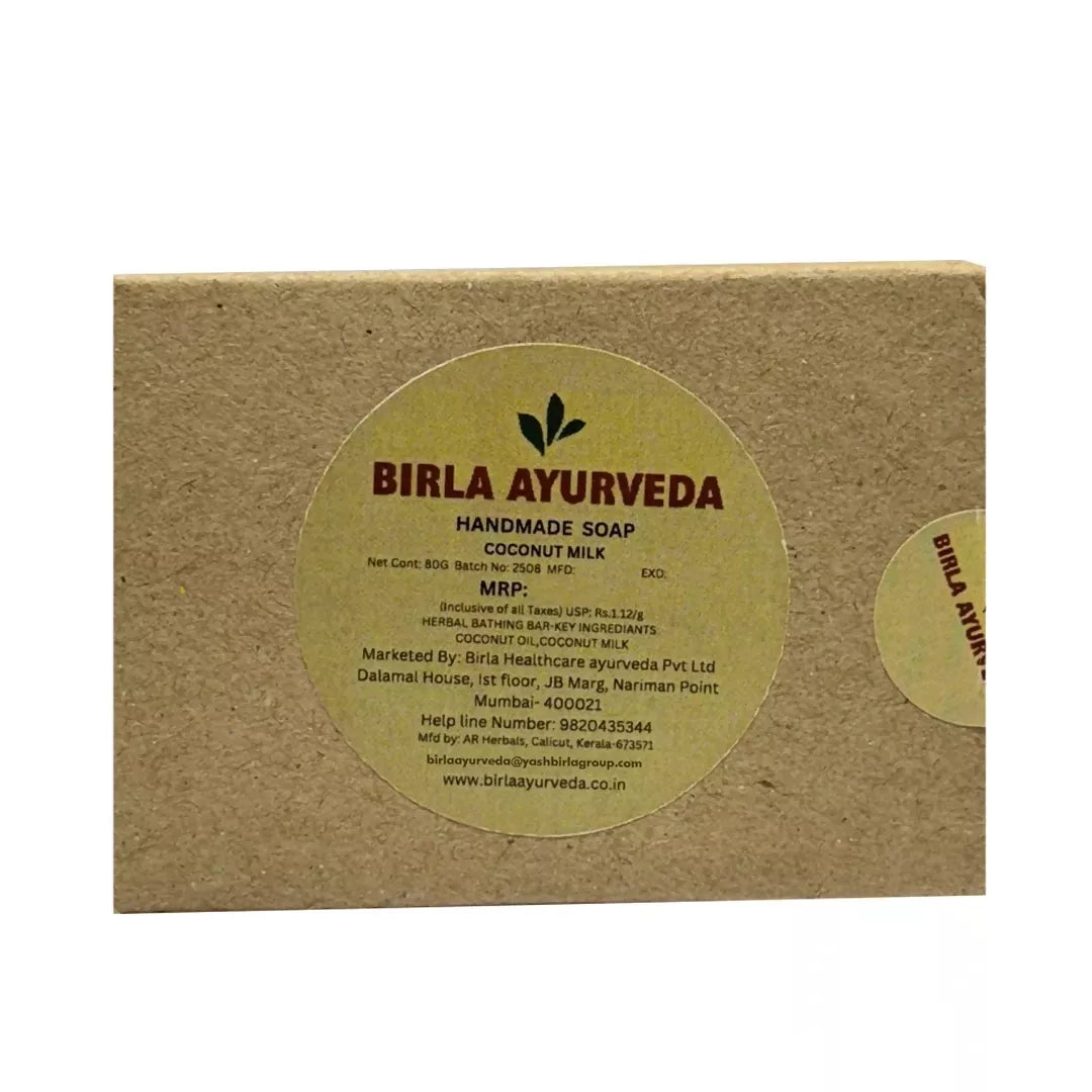 Birla Ayurveda Handmade Coconut Milk Soap - Distacart