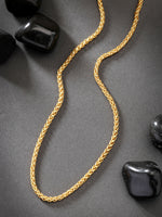 Thumbnail for NVR Men's Gold-Plated Stainless Steel Chain - Distacart