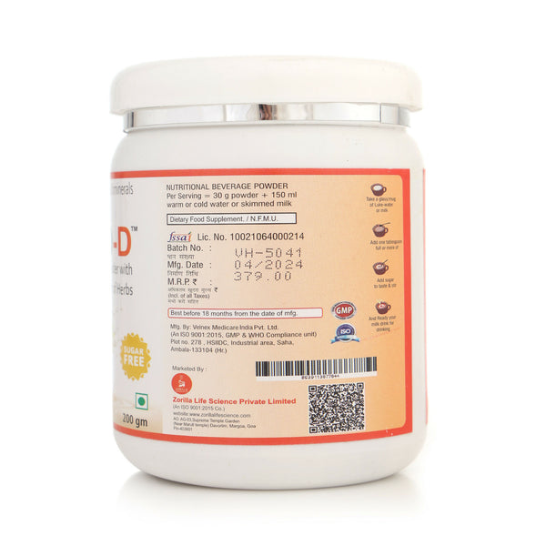 Buy Zorilla Life Science Zoripro-D Protein Powder - Vanilla I Fortified ...