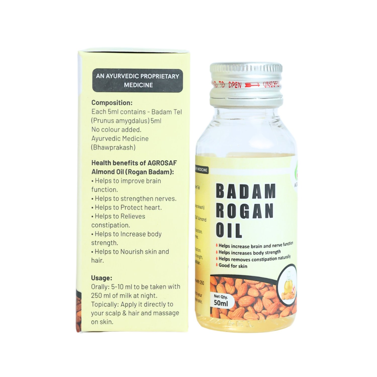 Agrosaf Badam Rogan Oil - Dista