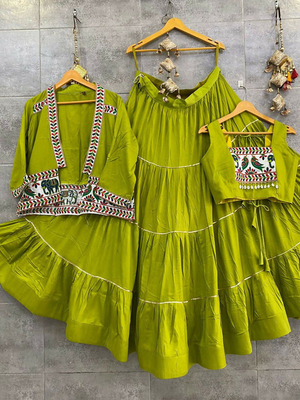 Preksha Creation Rayon Cotton Fabric Women Lehenga Choli - Popati - Distacart