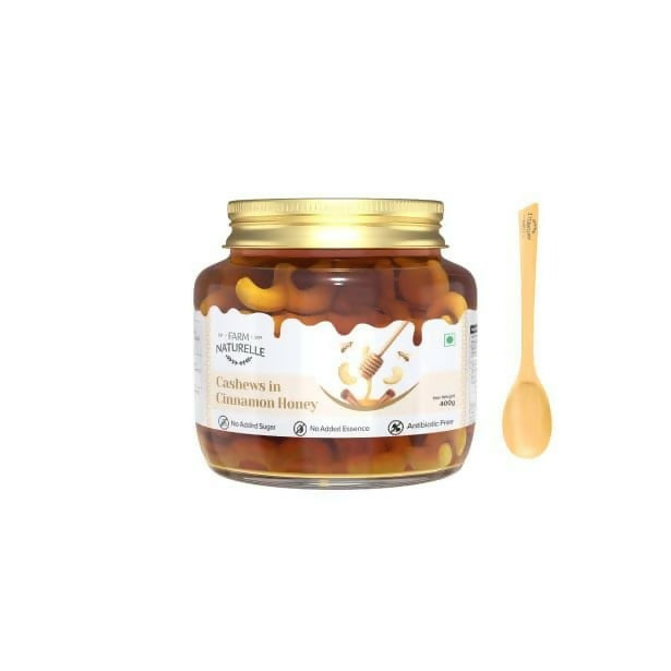 Farm Naturelle Cashew in Cinnamon Honey - Nutty and Indulgent Delight
