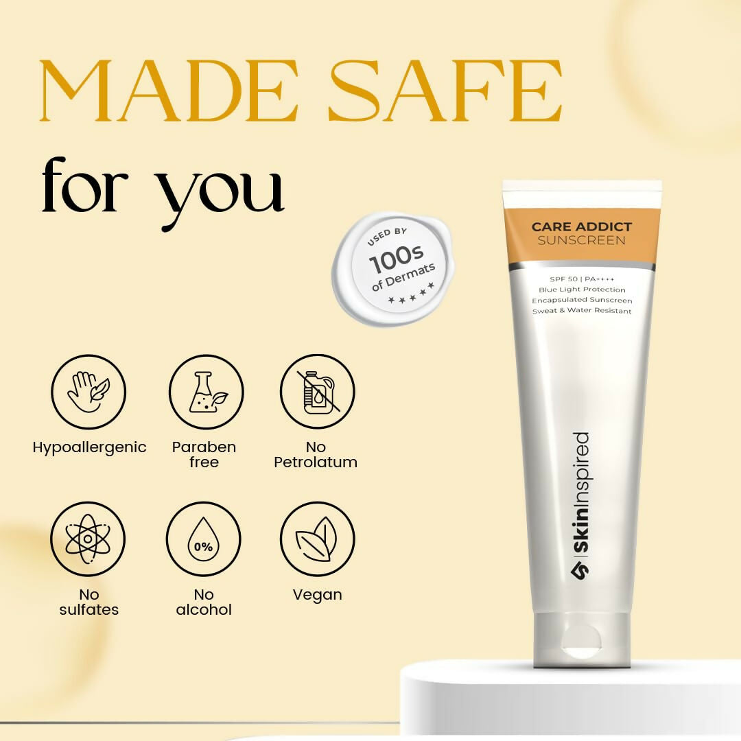 SkinInspired Care Addict Encapsulated SunscreenSPF 50 For Dry Skin With Pa++++