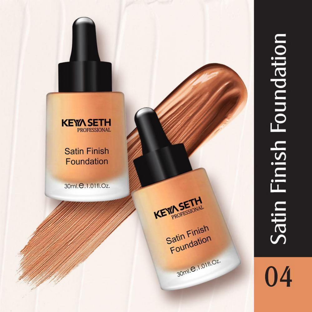 Keya Seth Aromatherapy Professional Satin Finish Foundation - Shade 4 - Distacart