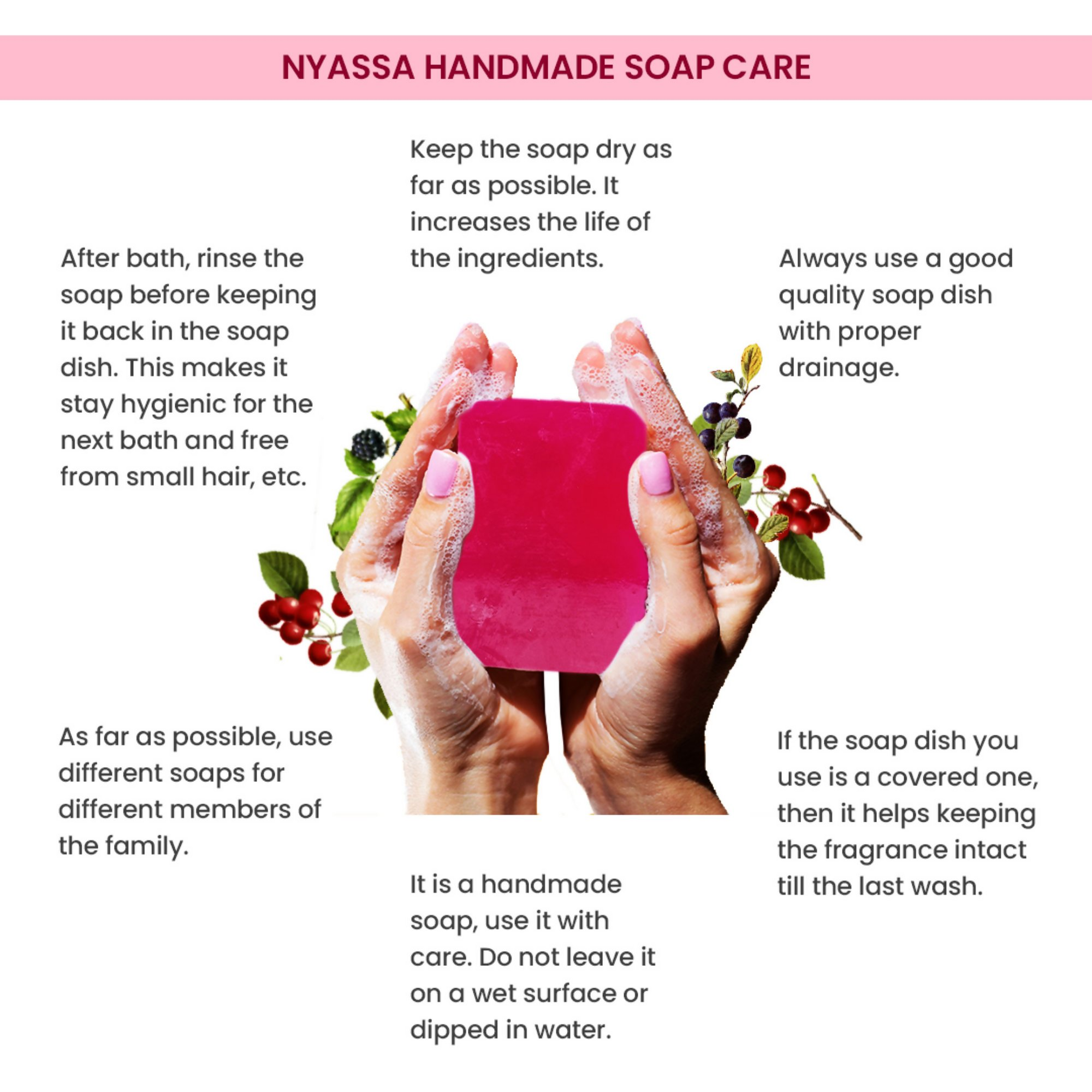Nyassa Berries & Magnolia Luxurious Handmade Soap - Distacart