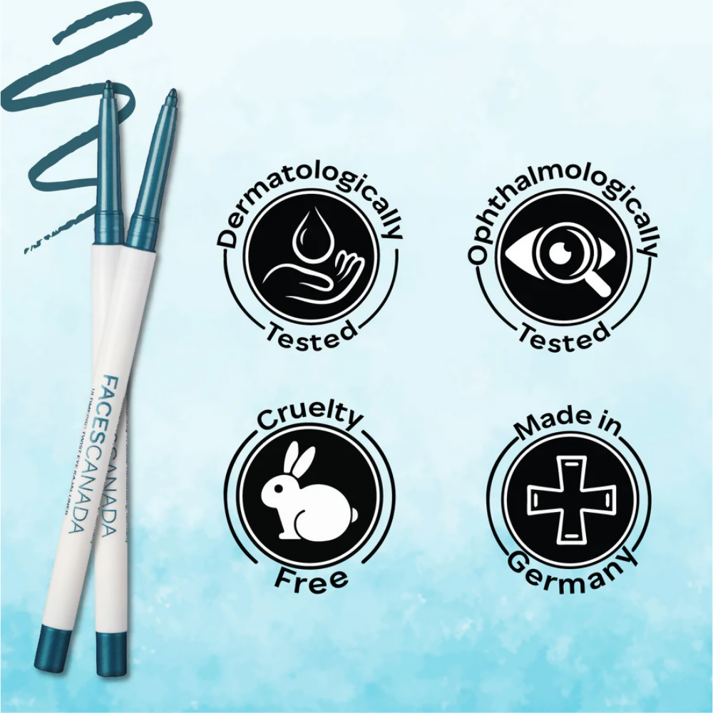 Faces Canada Ultime Pro Twist Eye Kajal Liner - Blue 03 - Distacart