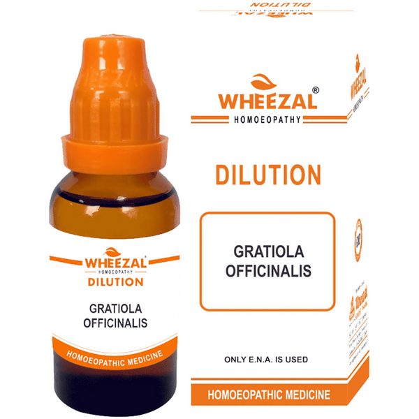 Wheezal Homeopathy Gratiola Officinalis Dilution - Distacart