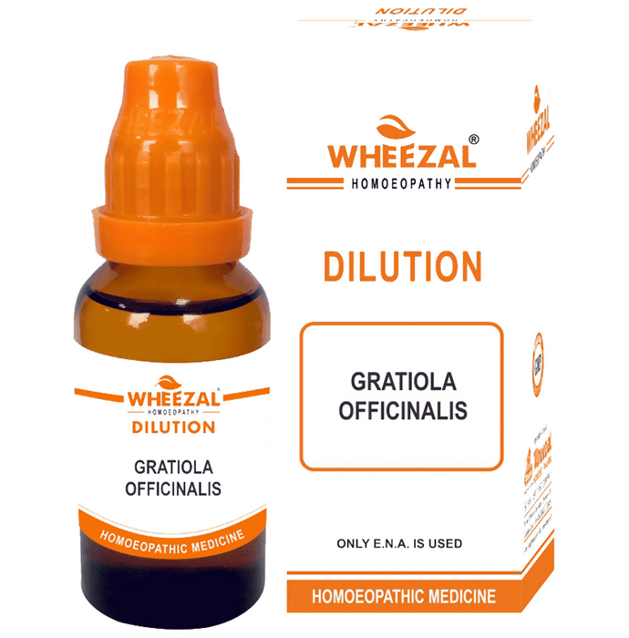 Wheezal Homeopathy Gratiola Officinalis Dilution - Distacart