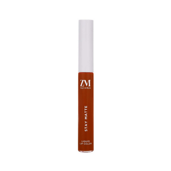 Zayn & Myza Stay Matte Liquid Lip Color -07 Mochachino - Distacart