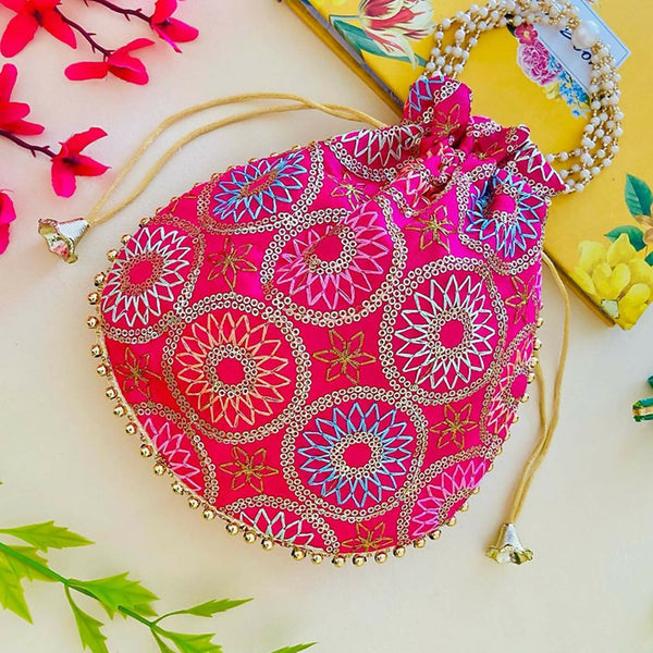 Joban Fashion Potli Bags - Pink