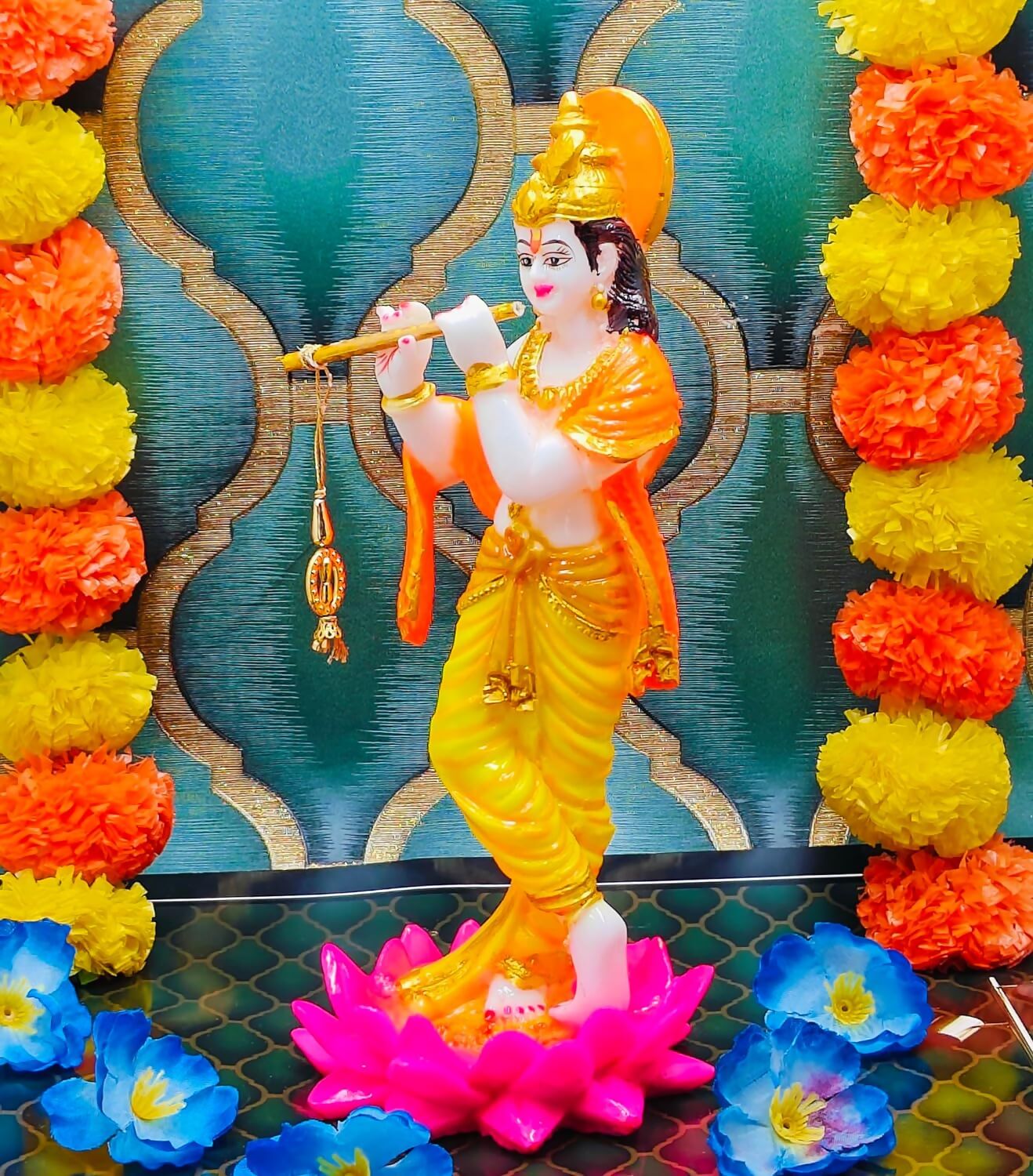 SN Handicrafts Standing Krishna Statue Idol - Distacart