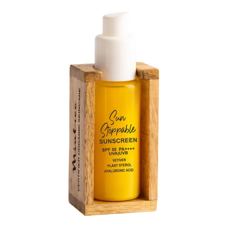 Mintree Certified Organic & Vegan Sun Stoppable Sunscreen SPF 50 PA++++ - Distacart