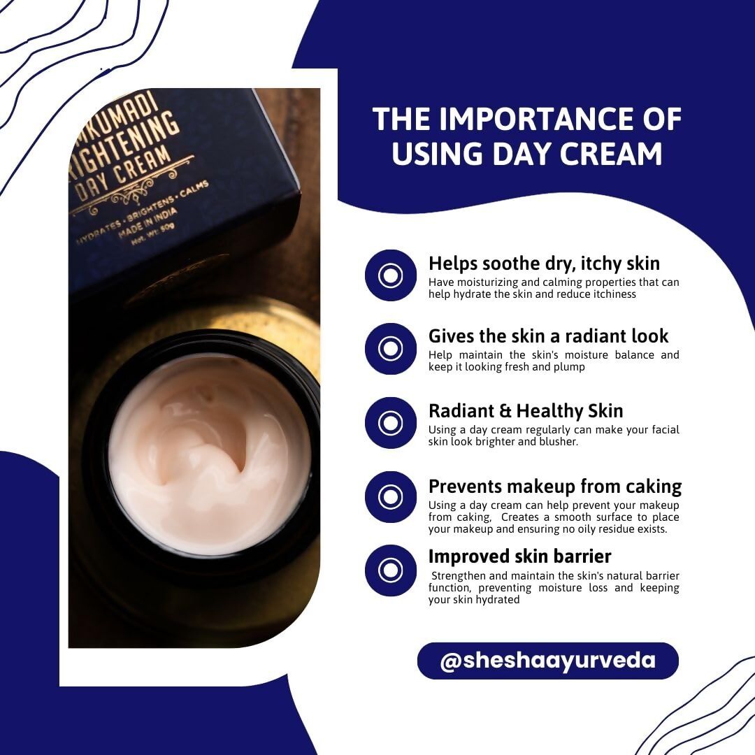 Shesha Ayurveda Kumkumadi Brightening Day Cream - Distacart