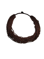 Thumbnail for Inhanns Handmade Beaded Multilayer Necklace, 20 Layers - Coffee Brown - Distacart