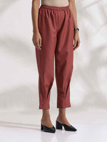 Thumbnail for trueBrowns Pink Slub Pleated Co-ord Set