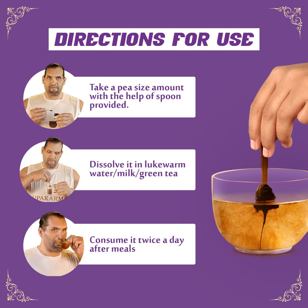 Upakarma Ayurveda Original & Pure SJ Resin Form with Ashwagandha - Distacart