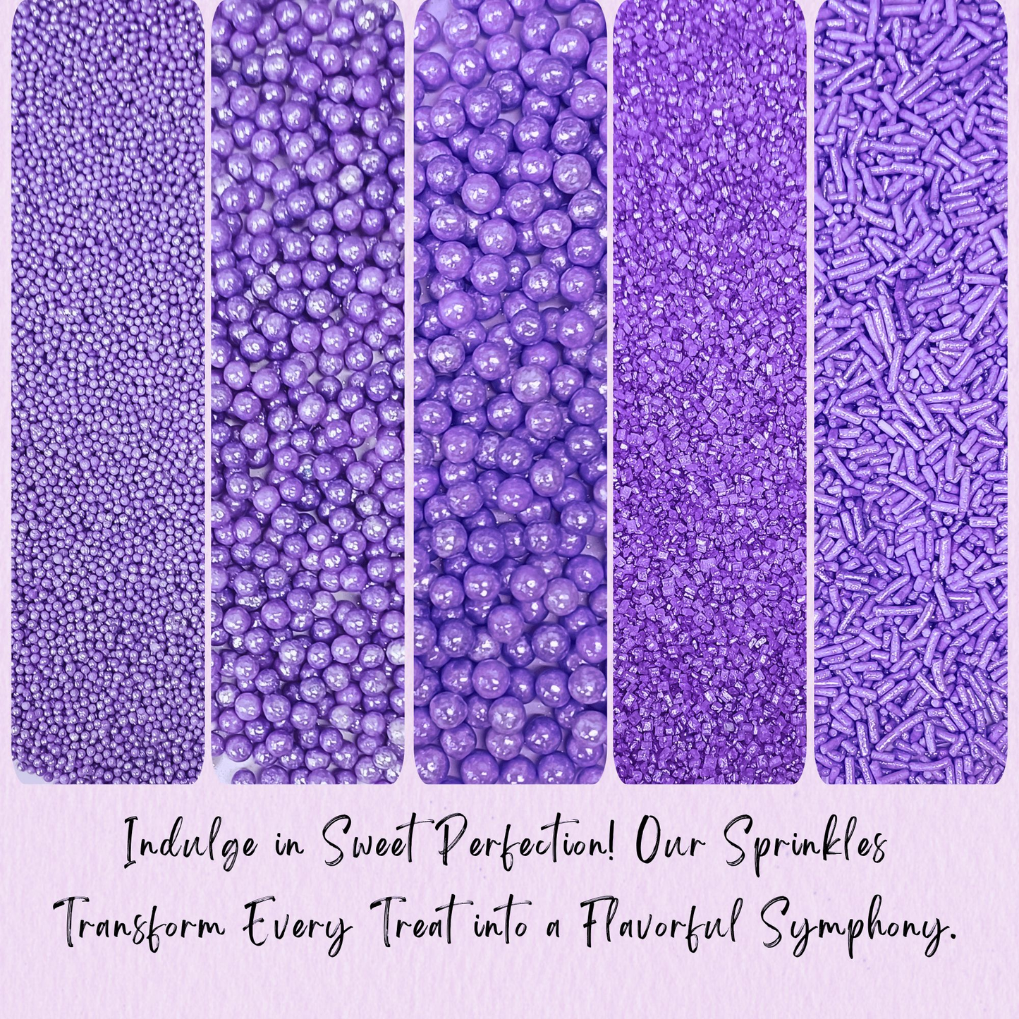 confect sprinkles for cakes cupcakes decoration usp lavender