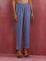 Thumbnail for trueBrowns Sky BLue Cotton Kurta Co-ord set