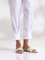 Thumbnail for trueBrowns White Slub Co-ord Set