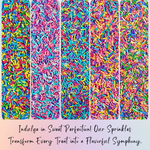 Thumbnail for confect rainbow magic sprinkles mix colourful celebration sprinkles for cake decor 140 gms rainbow sprinkles 03