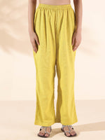 Thumbnail for trueBrowns Lime Cotton Sleeveless Co-ord Set - Distacart