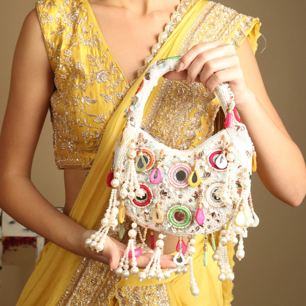 New Stylish Partywear Multicolour Boho Sling Bag for Womens by House of Ree - Distacart