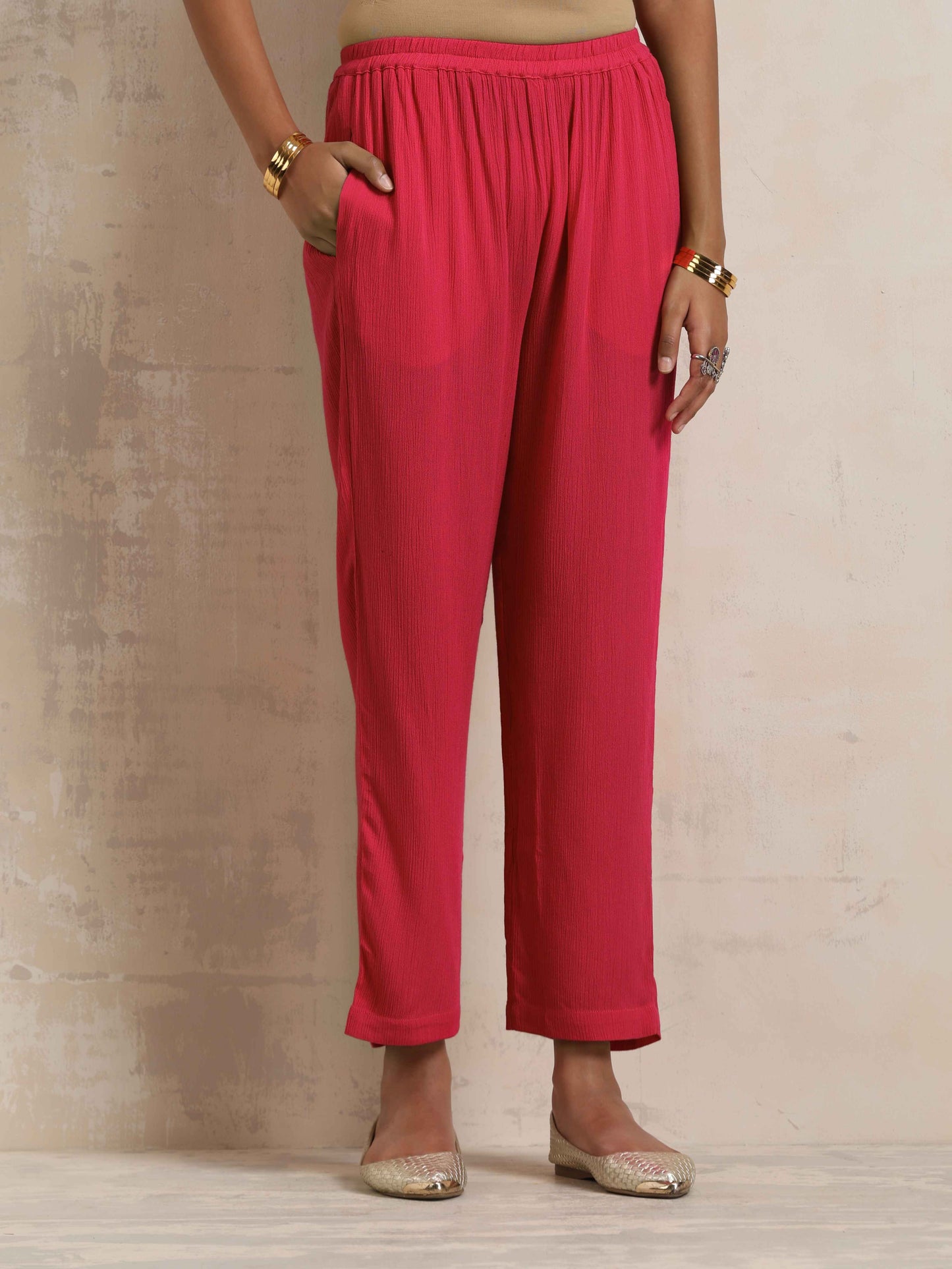 trueBrowns Lime Crinkle Anarkali Flared Kurta Set - Distacart