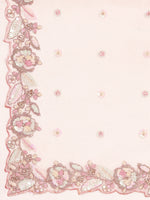 Thumbnail for House of Panchhi Pink Net Multi Sequins with heavy Zarkan embroidery Lehenga choli & Dupatta - Distacart