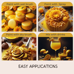 Thumbnail for marigold yellow edible luster dust 5 gms