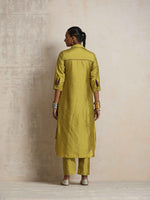 Thumbnail for trueBrowns Green Shirt Kurta Set - Distacart