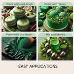 Thumbnail for orchid green edible luster dust br 5 gms