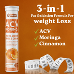 Thumbnail for BOOSTIQ ACV Moringa & Cinnamon Effervescent Tablets - Orange Flavour - Distacart