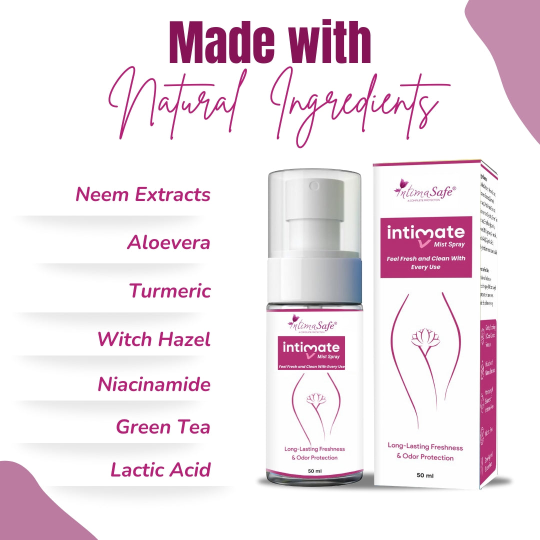 Samisha Intimate Mist Spray For Odour Protection For Women - Distacart