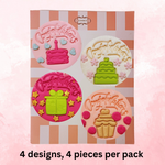 Thumbnail for confect celebration toppers for cakes cupcakes celebration toppers for cupcake cake decoration 100gms ct 08