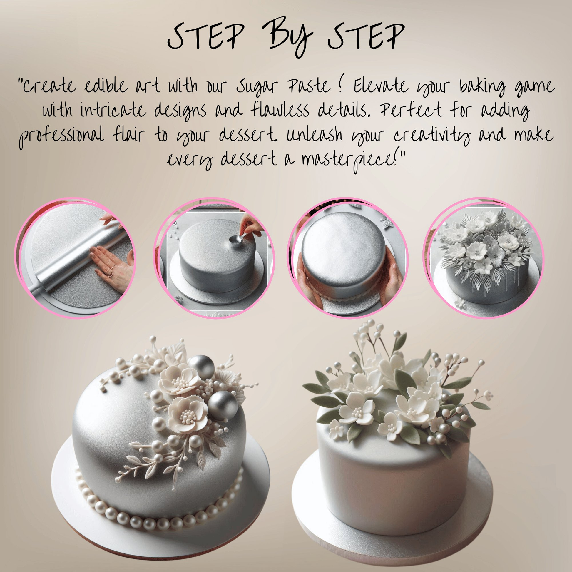 confect shimmering silver sugar paste br b 900 gms b