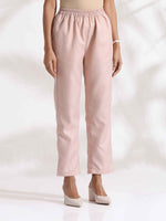 Thumbnail for trueBrowns Light Pink Slub Co-ord Set