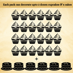 Thumbnail for confect sprinkles for cakes cupcakes decoration usp 11black copy