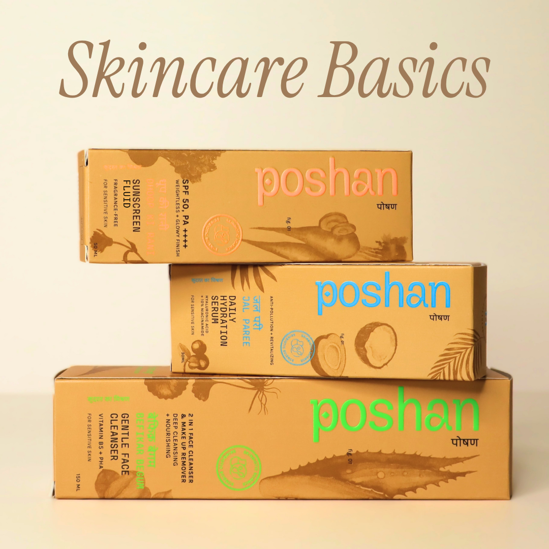 Poshan Skincare Your Daily Poshan 2-Min Essentials Routine! - Dista