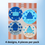 Thumbnail for confect happy birthday toppers for cakes cupcakes celebration toppers ct 01