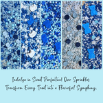 Thumbnail for confect boys baby shower sprinkles baby blue sprinkles for cake cupcake decorating pack of 5 baby shower 27
