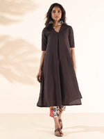 Thumbnail for trueBrowns Cola Cotton Ikat Kurta Pant Set - Distacart