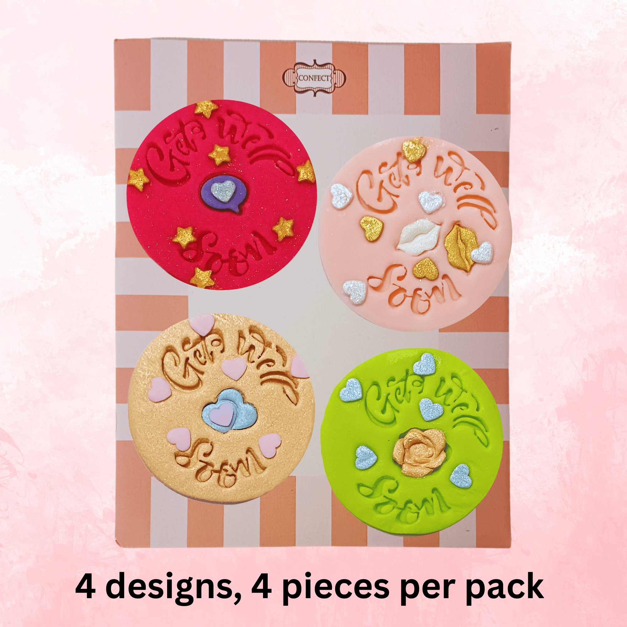 confect celebration toppers for cakes cupcakes cake decorations supplies 100gms ct 03