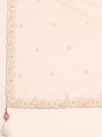 Thumbnail for House of Panchhi Rose Gold Chinon Sequins And Zarkan Embroidery Lehenga Choli & Dupatta - Distacart