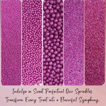 Thumbnail for confect sprinkles for cakes cupcakes decoration usp 2pink copy