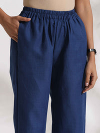 Thumbnail for trueBrowns Blue Slub Co-ord Set