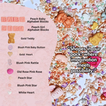 Thumbnail for confect girls baby shower sprinkles edible sprinkles pack of 5 baby shower 23