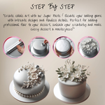Thumbnail for confect shimmering silver sugar paste br b 250 gms b