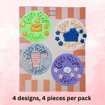 Thumbnail for confect get well soon toppers for cakes cupcakes cake decorations supplies 100 gms ct 07
